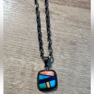 Howlite Pendant Necklace